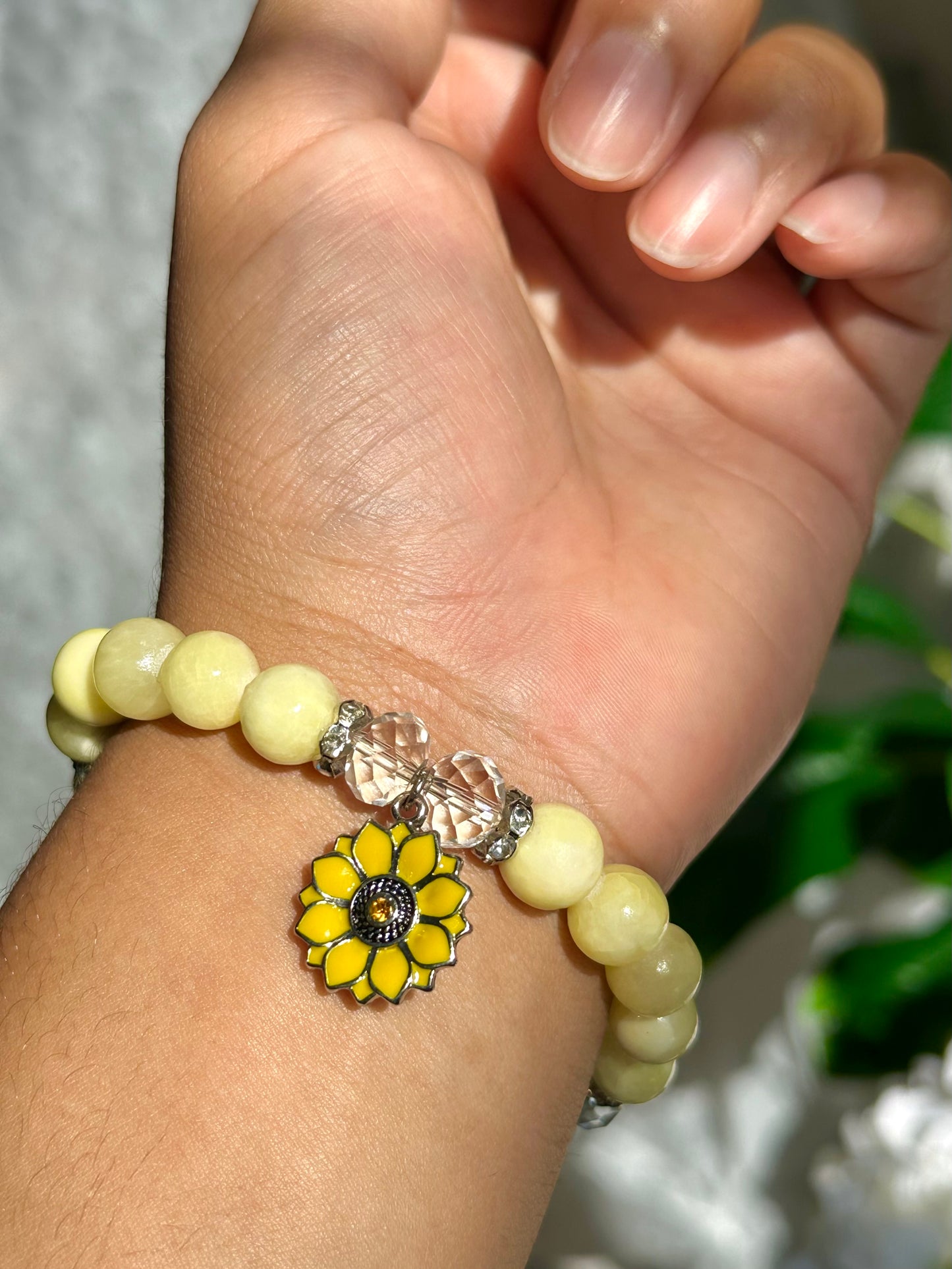 Ballerina & Sunflower Charm Bracelets