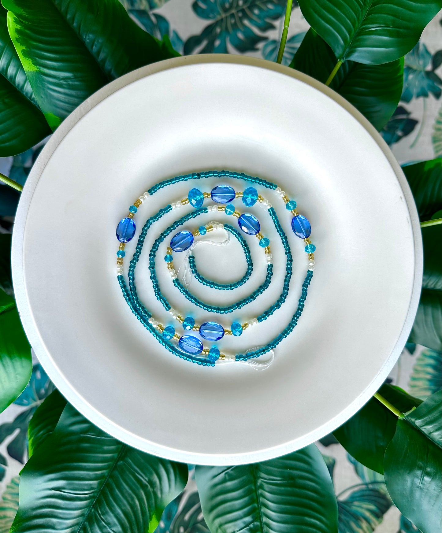 Deep Blue Sea Waist Beads