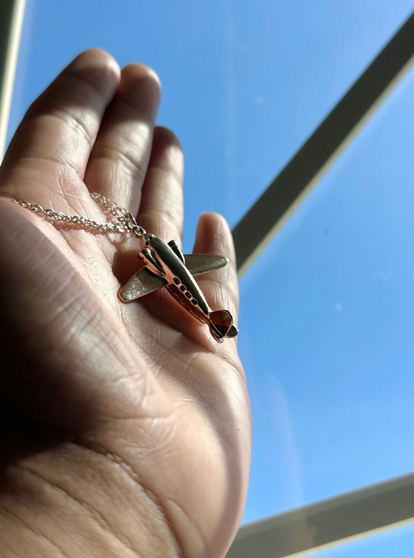 Airplane Necklace