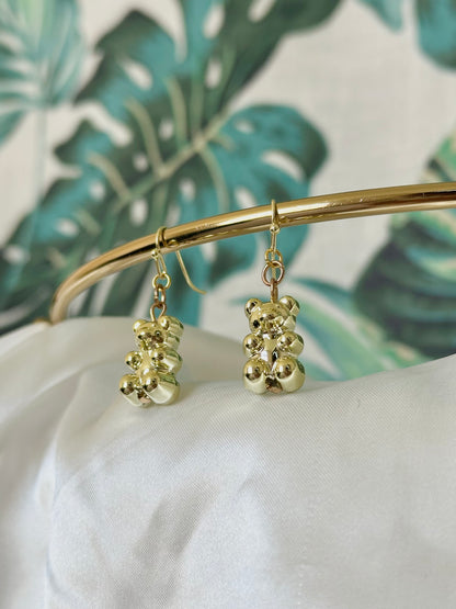 Metallic Gummy Bears Earrings