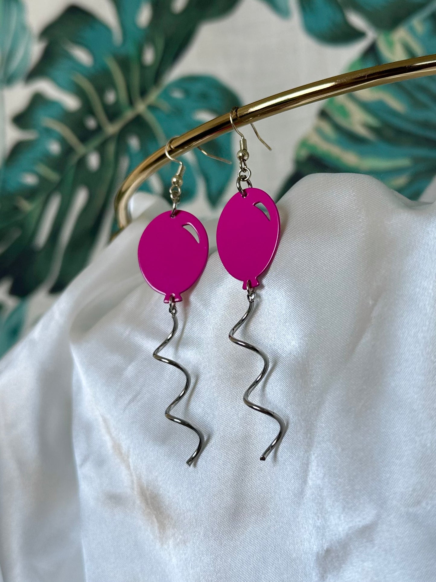Pink Balloons Earrings