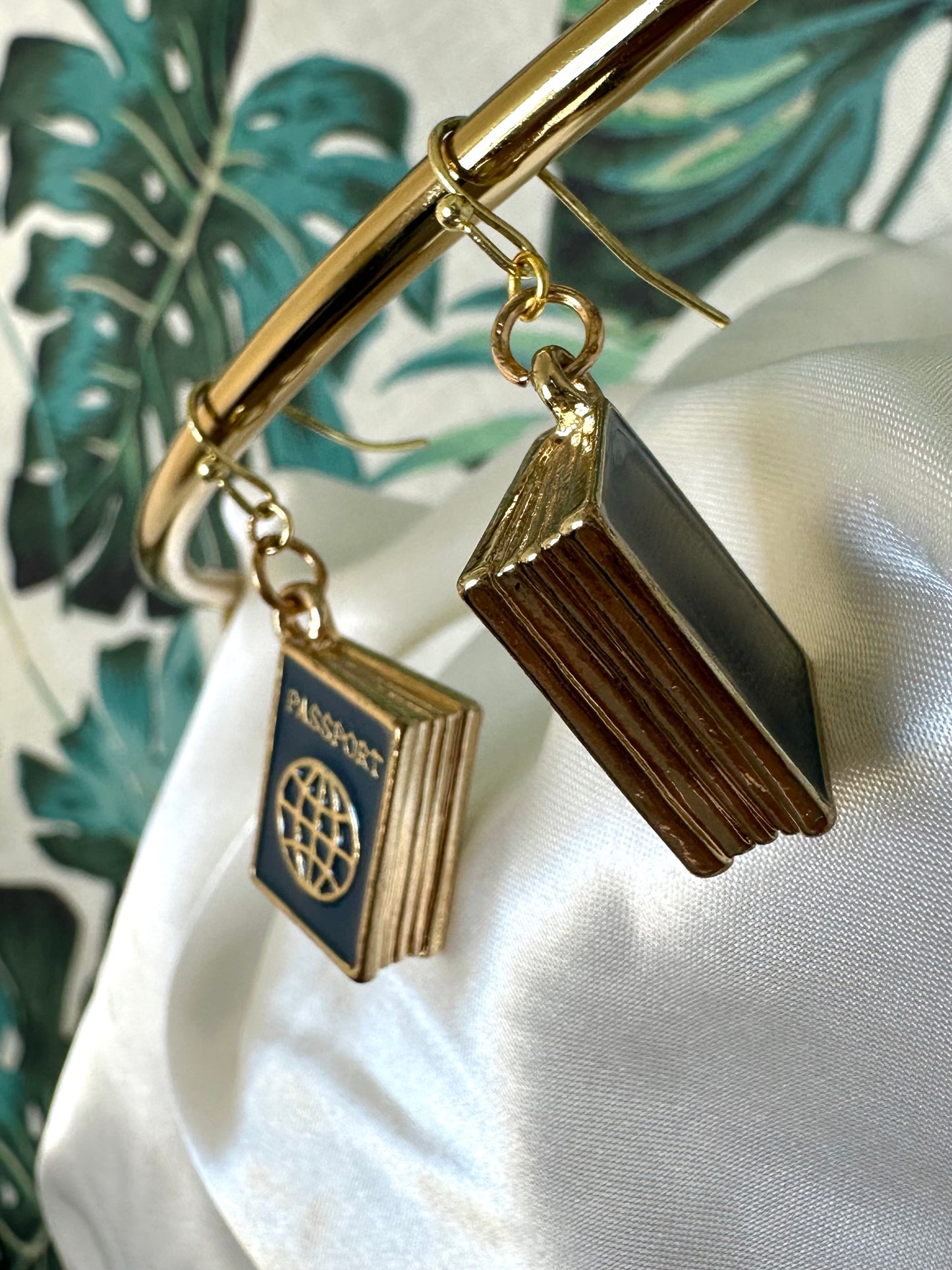 Passport Earrings