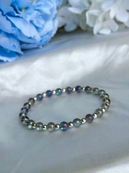 Purple Iridescent Bracelets