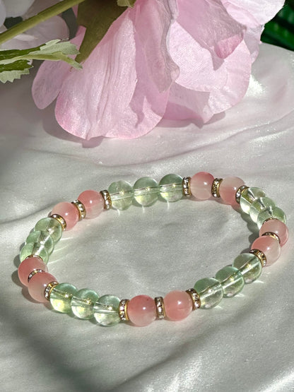 Pink Iridescent Bracelets Collection