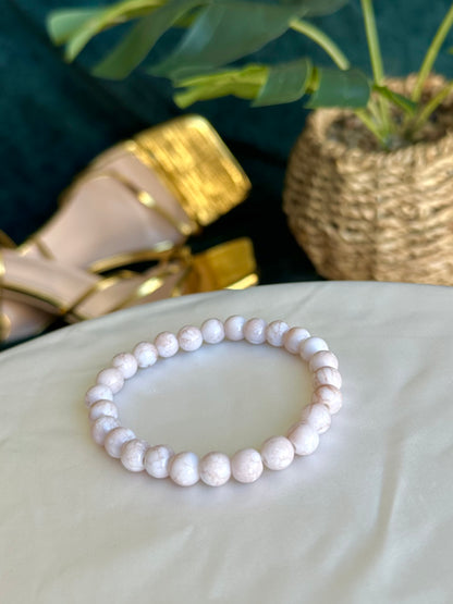 White Marbled Bracelets