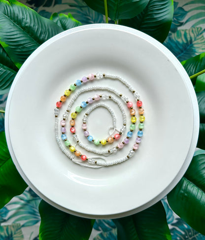 Rainbow & Clouds Waist Beads