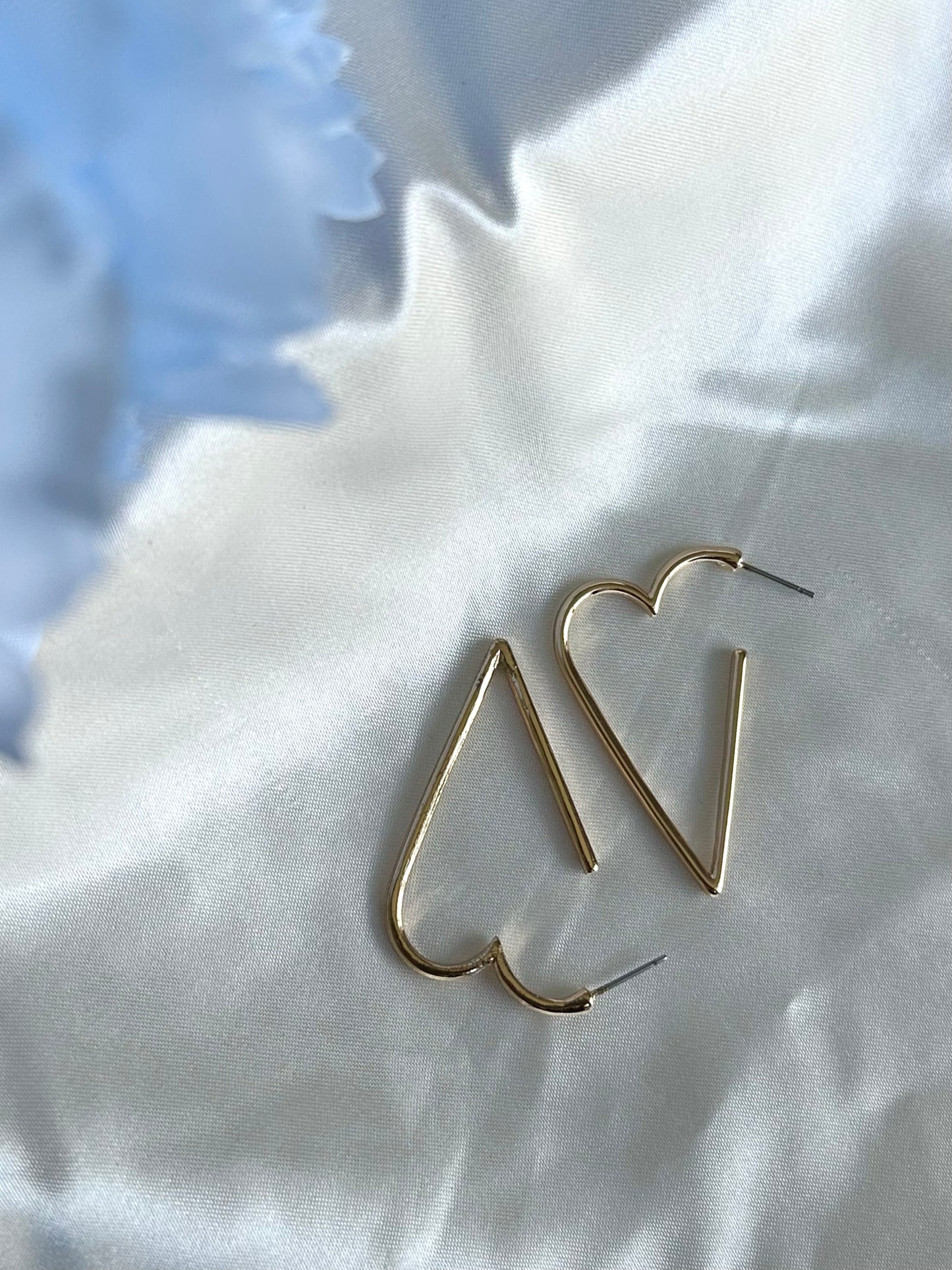 Gold Hearts Earrings