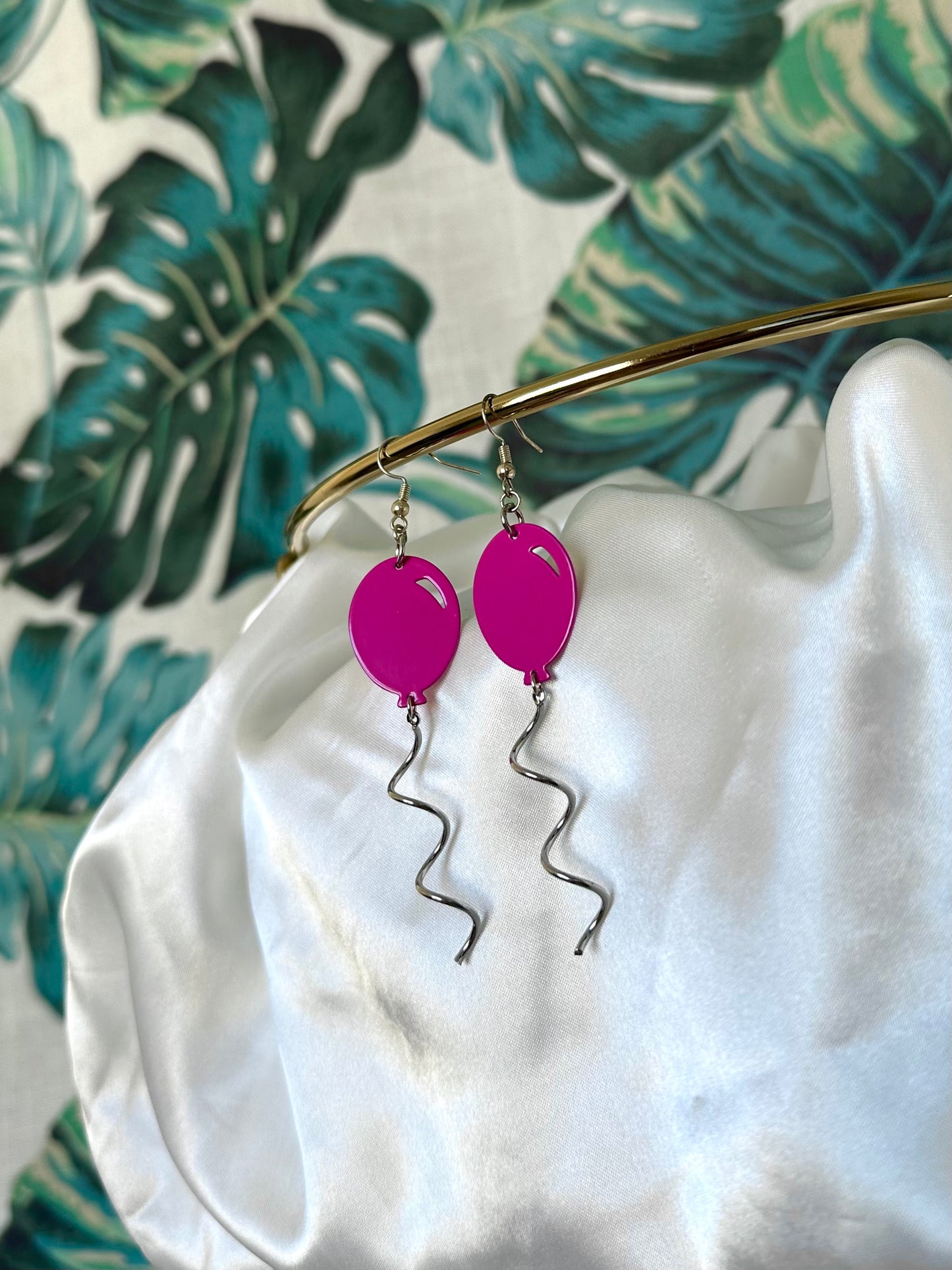 Pink Balloons Earrings