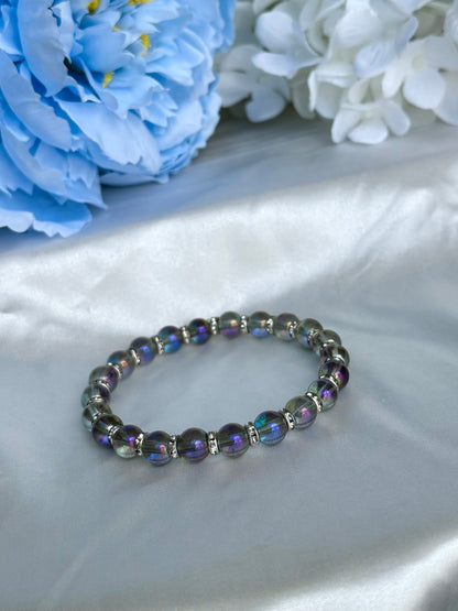 Purple Iridescent Bracelets