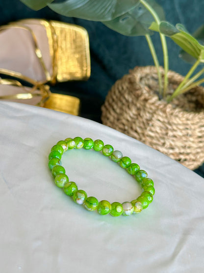 Green Marbled Bracelets