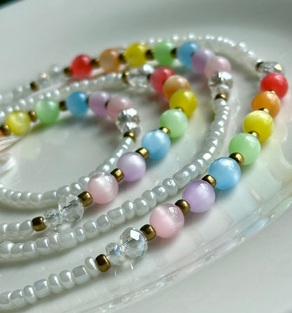 Rainbow & Clouds Waist Beads
