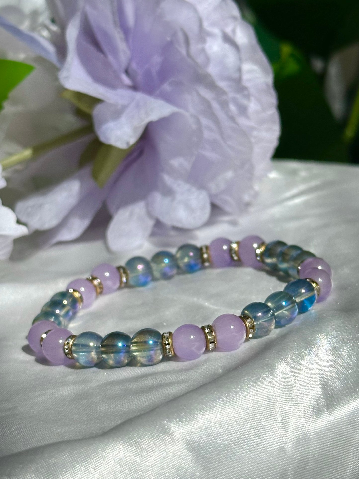 Lavender Iridescent Bracelets Collection