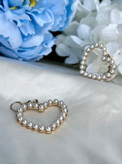 Pearl Hearts Earrings