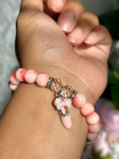 Ballerina & Sunflower Charm Bracelets
