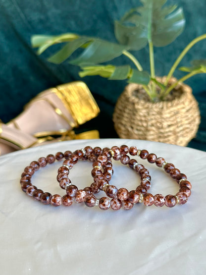 Brown Marbled Bracelets