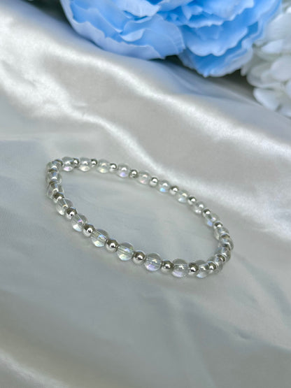 Clear Iridescent Bracelets