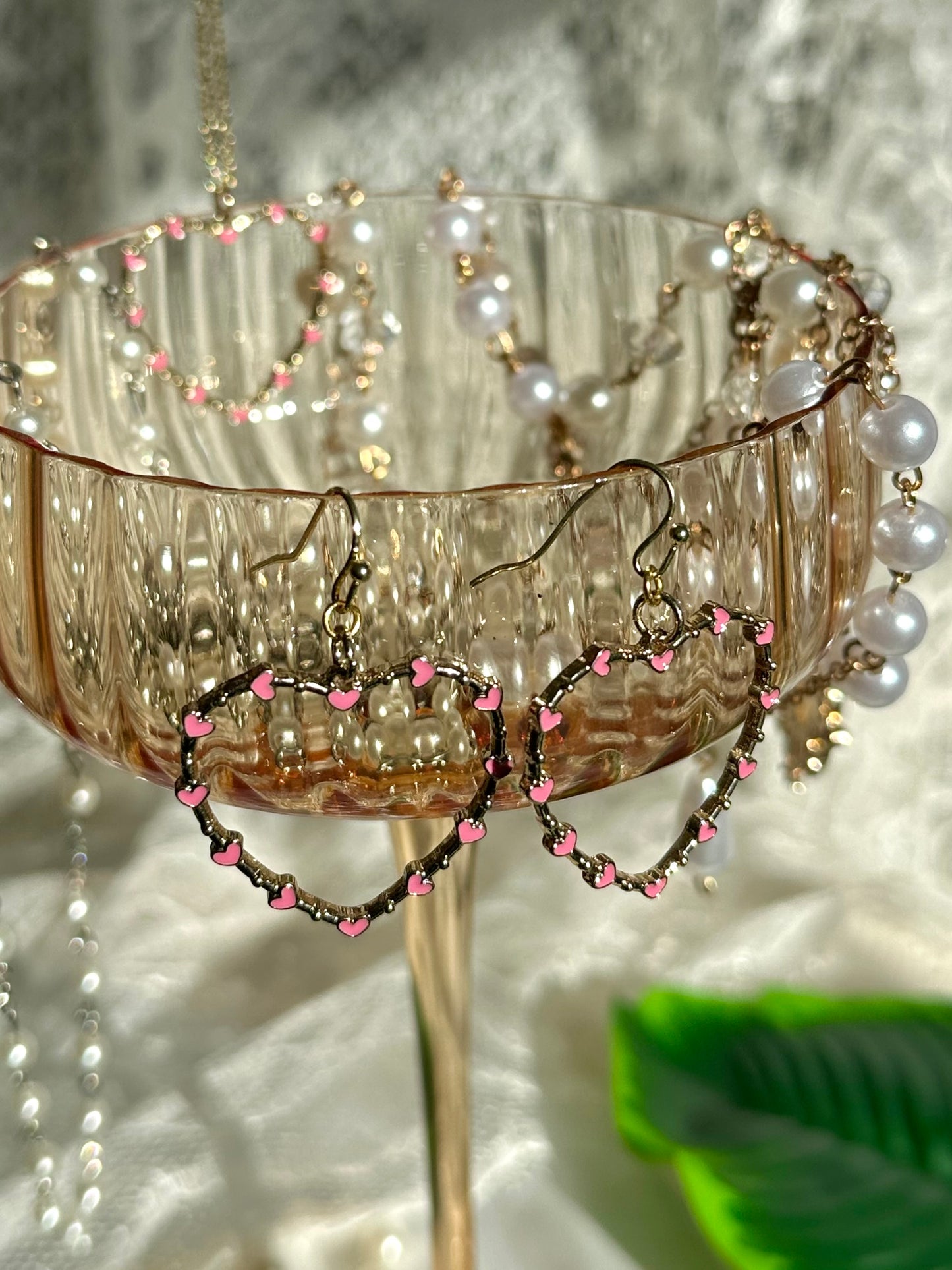 Heart Necklace & Earrings set