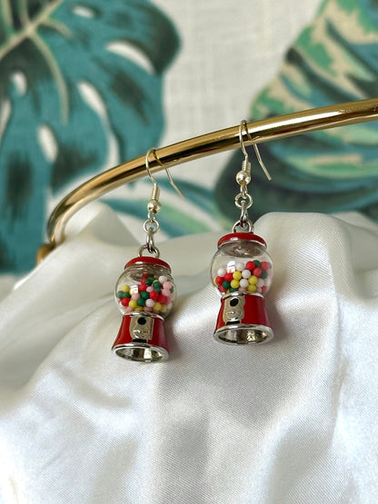 Bubblegum Dispenser Earrings (Shaker)