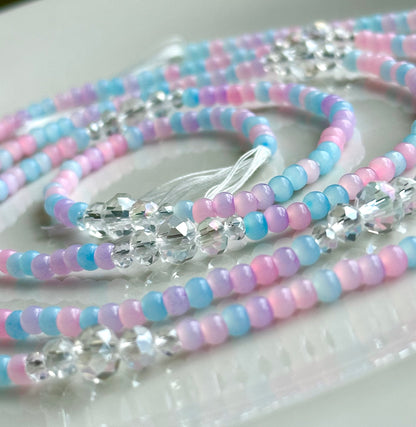 Cotton Candy Waist Beads