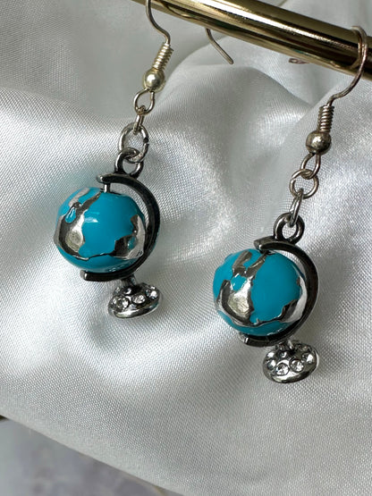 Globe Earrings (Spinner)