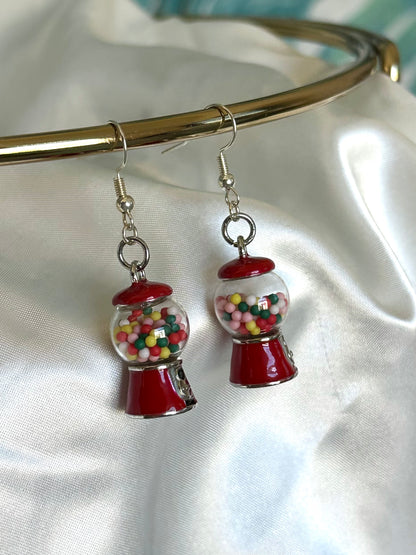 Bubblegum Dispenser Earrings (Shaker)