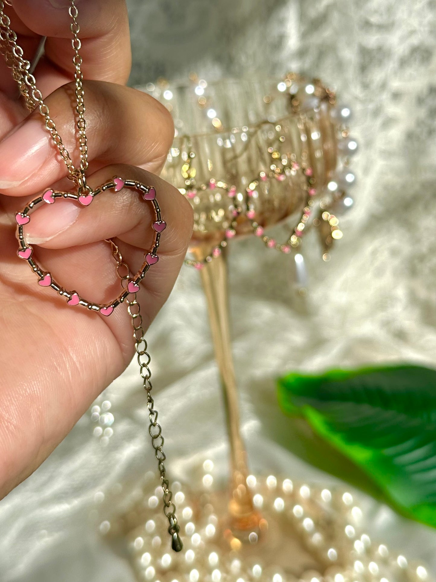 Heart Necklace & Earrings set