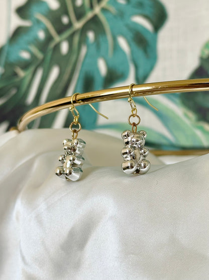 Metallic Gummy Bears Earrings
