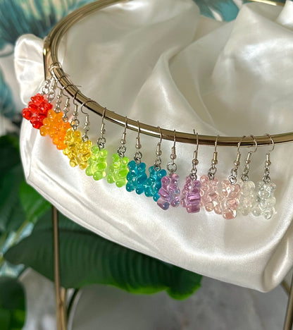 Translucent Gummy Bears Earrings