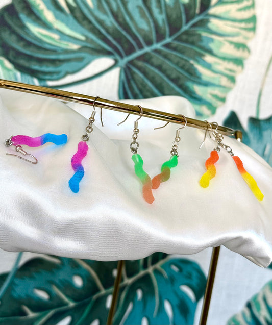 Gummy Worms Earrings