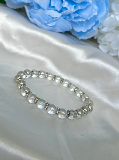 Clear Iridescent Bracelets