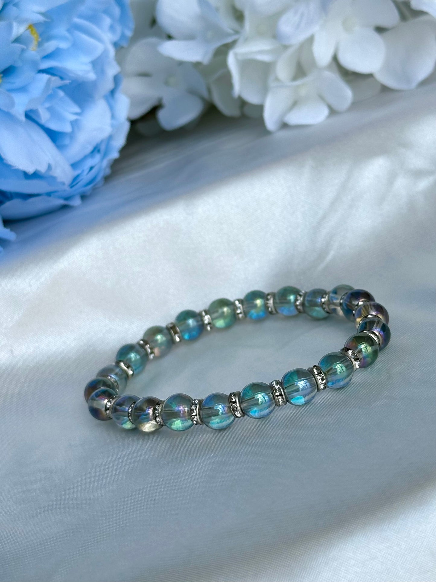 Sea Green Iridescent Bracelets