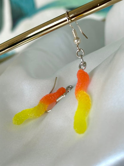 Gummy Worms Earrings