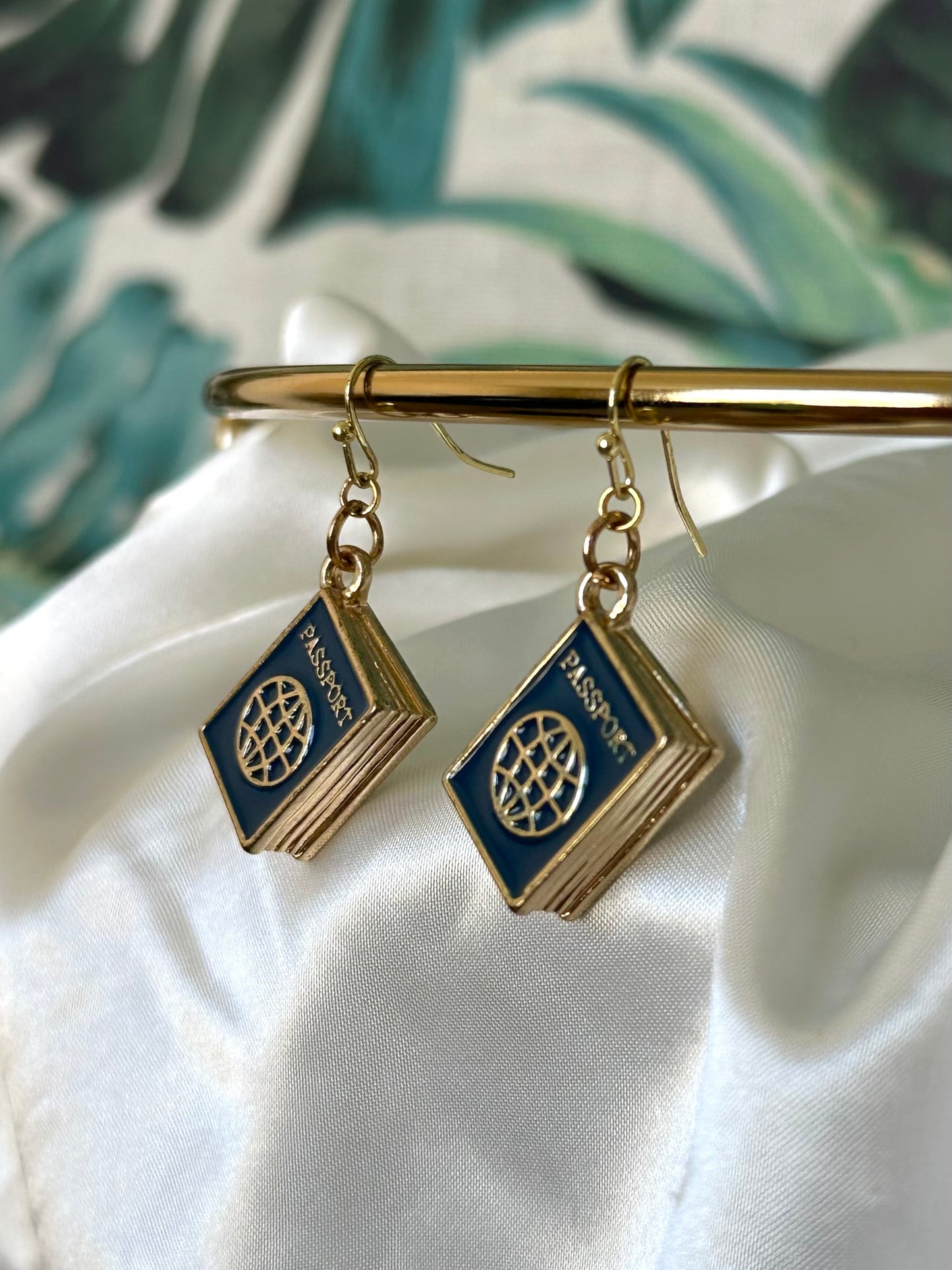 Passport Earrings