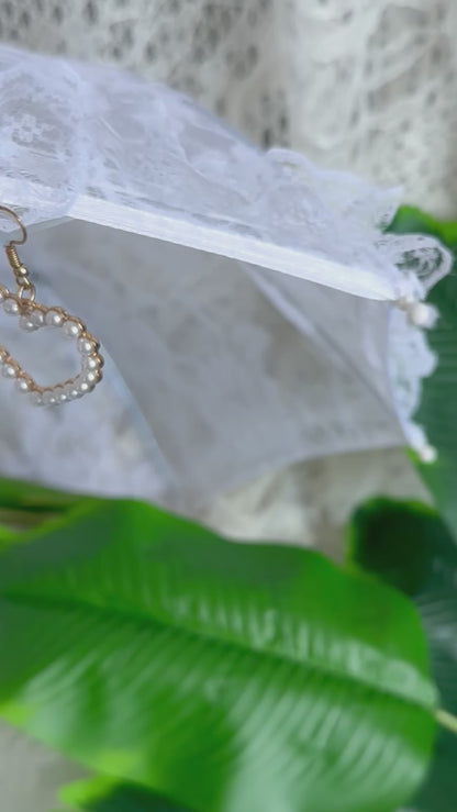Pearl Hearts Earrings