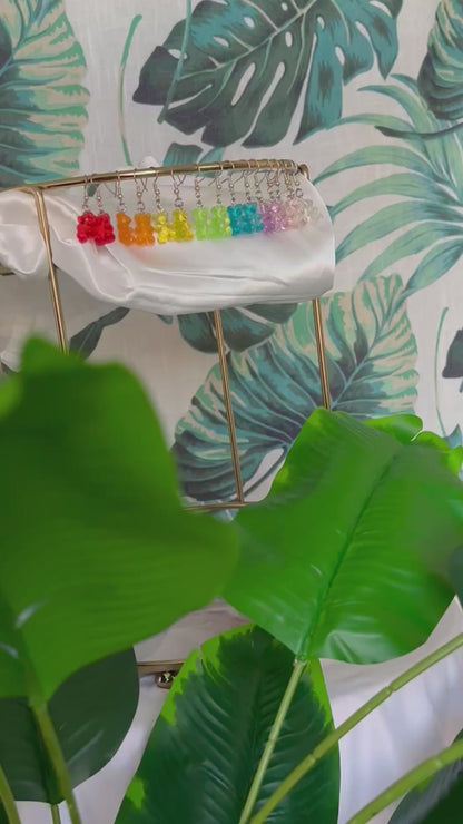Translucent Gummy Bears Earrings