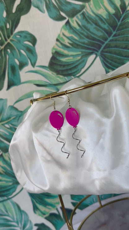 Pink Balloons Earrings